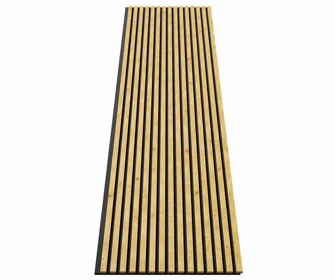 МДФ стеновая панель акустическая Cosca Decor Сканди Дуб Медный черный войлок 2750×600×19 МДФ стеновая панель акустическая Cosca Decor Сканди Дуб Медный черный войлок 2750×600×19